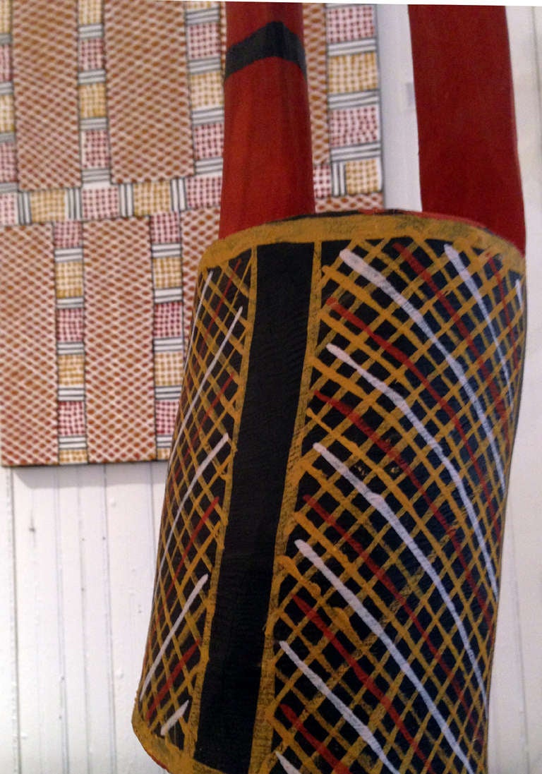 Folk Art Pukumoni Pole Australian Aboriginal Art
