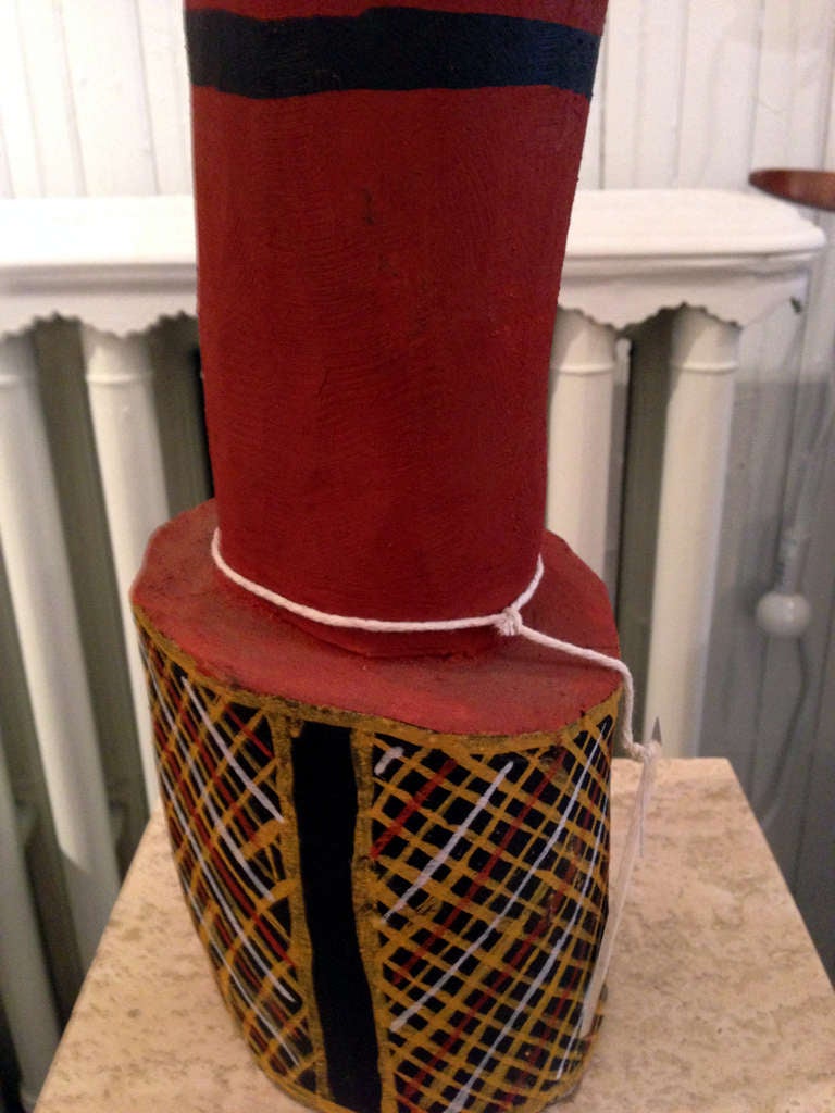 Pukumoni Pole Australian Aboriginal Art In Good Condition In Atlanta, GA