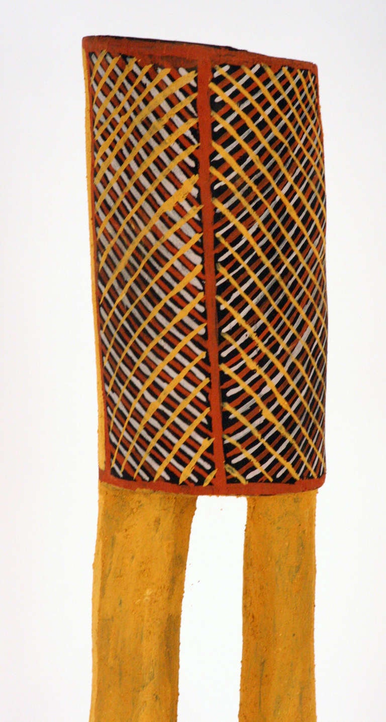 Folk Art Pukumoni Pole Australian Aboriginal Art from Tiwi Island