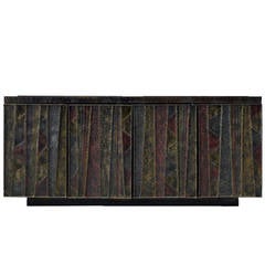 Sculpted Front credenza sideboard by Paul Evans 2