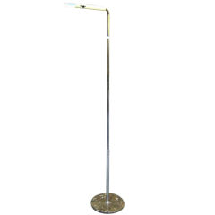 Vintage Italian Mezzaluna floor lamp Bruno Gecchelin