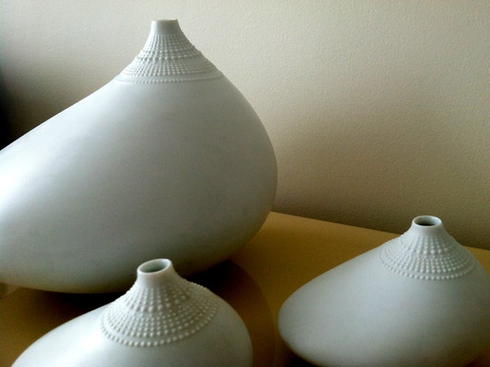 Three Rosenthal Pollo Vases Studio Line Tapio Wirkkala