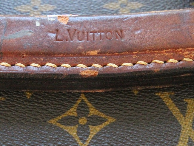 French Vintage Louis Vuitton Monogrammed Suit Case