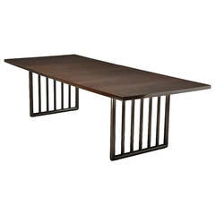 Walnut Dining Table with Extension Leaves T.H. Robsjohn-Gibbings Widdicomb