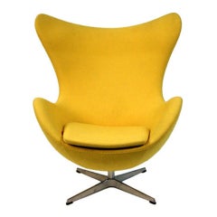 Original Arne Jacobsen Egg Chairs Fritz Hansen