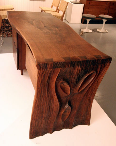 Walnut Desk by Phillip Lloyd Powell 1