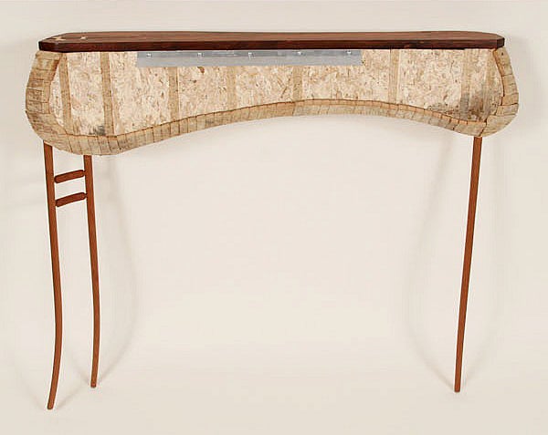 Contemporary Studio Handcrafted Wall Mount Console Table Nick Allman
