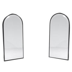 Pair of Bronze Metal Frame Mirrors by Design Institute of America