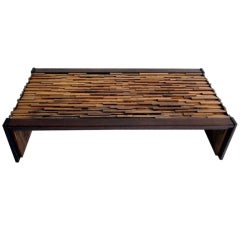 Rosewood Coffee cocktail table Percival Lafer Brazil