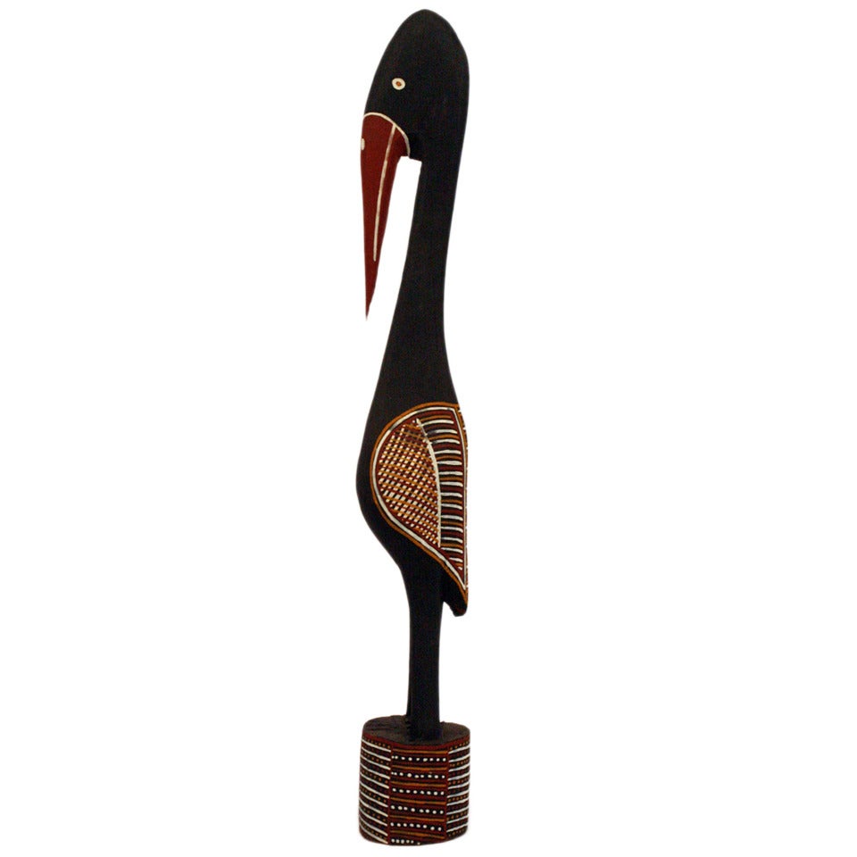 Japiru Bird Pole Australian Aboriginal sculpture