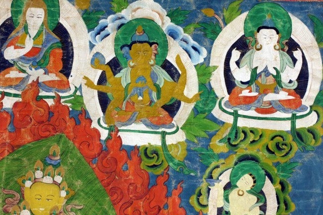 antique tibetan thangka price