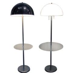 Two Vintage Midcentury Floor Lamps by Nessen Studio