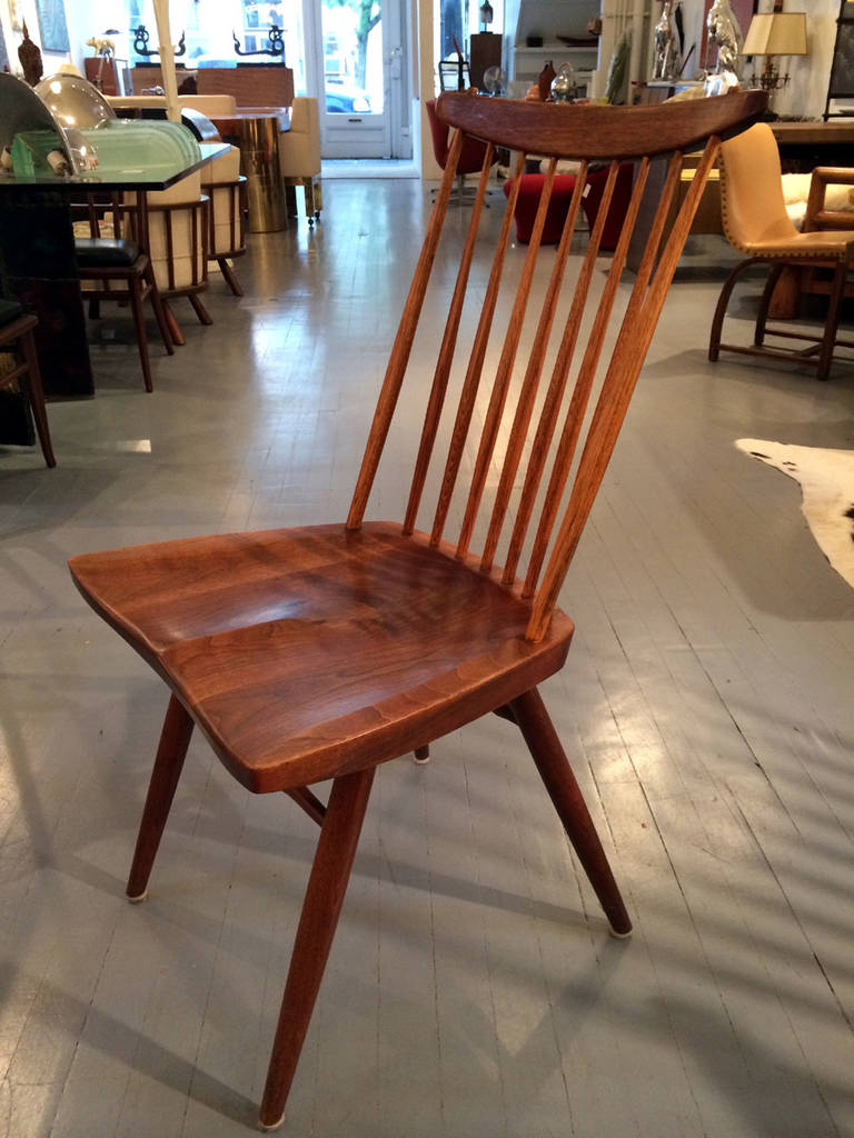 Mid-Century Modern Early set of eight new chairs George Nakashima