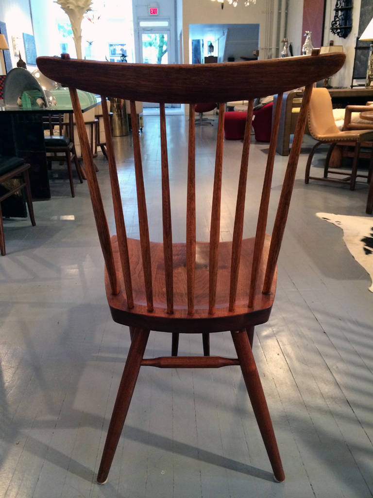 Early set of eight new chairs George Nakashima In Good Condition In Atlanta, GA