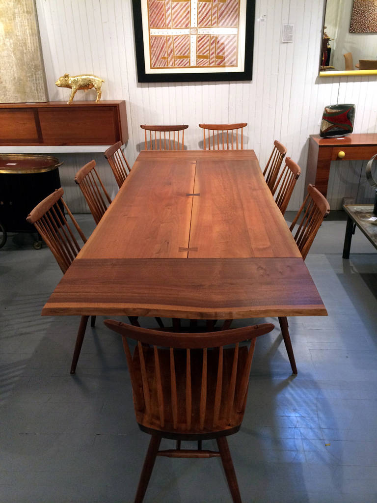 Early set of eight new chairs George Nakashima 1