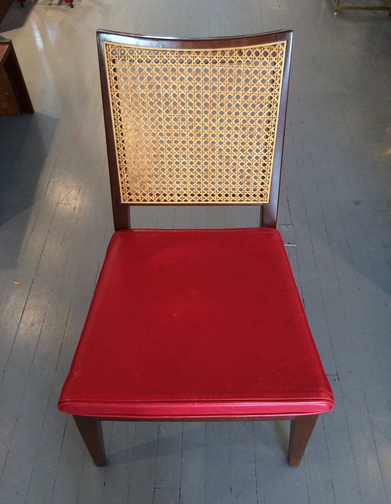 Mid-Century Modern Set of Four Chairs by Edward Wormley for Dunbar