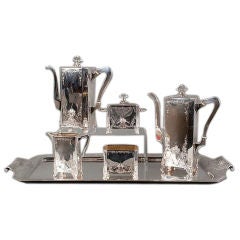 Art Deco Sterling Tea Coffee service by International Silver Co.