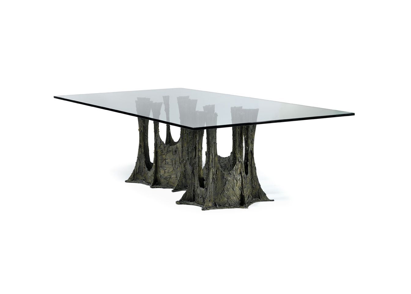 Paul Evans Sculpted Stalagmite Bronze Dining Table