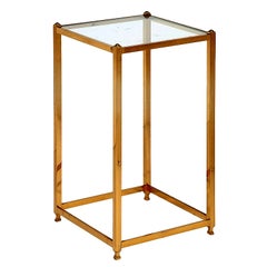 Vintage A Brass side table by John Vesey