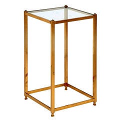 A Brass side table by John Vesey 4