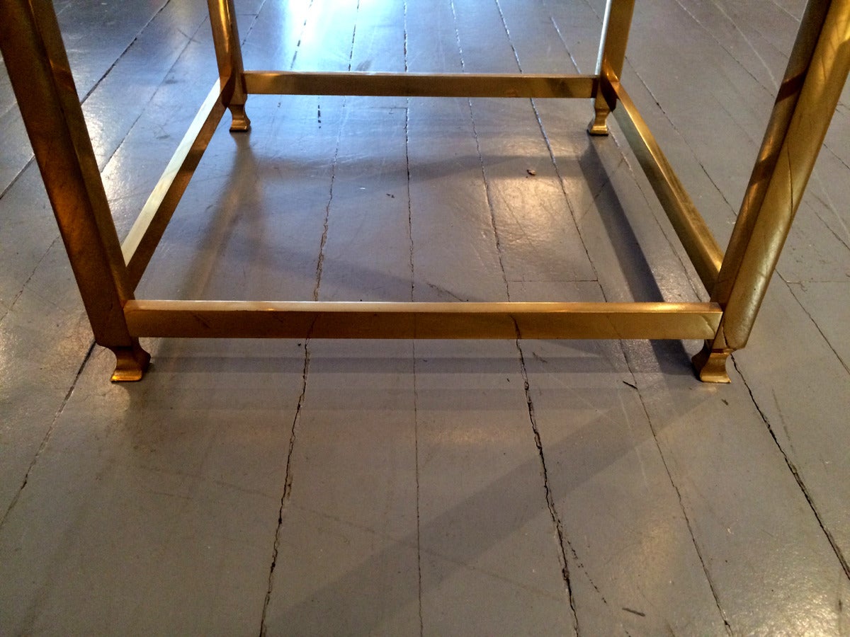 Late 20th Century A Brass side table by John Vesey For Sale