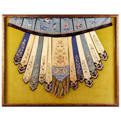A Large Framed Antique Chinese Textile 5