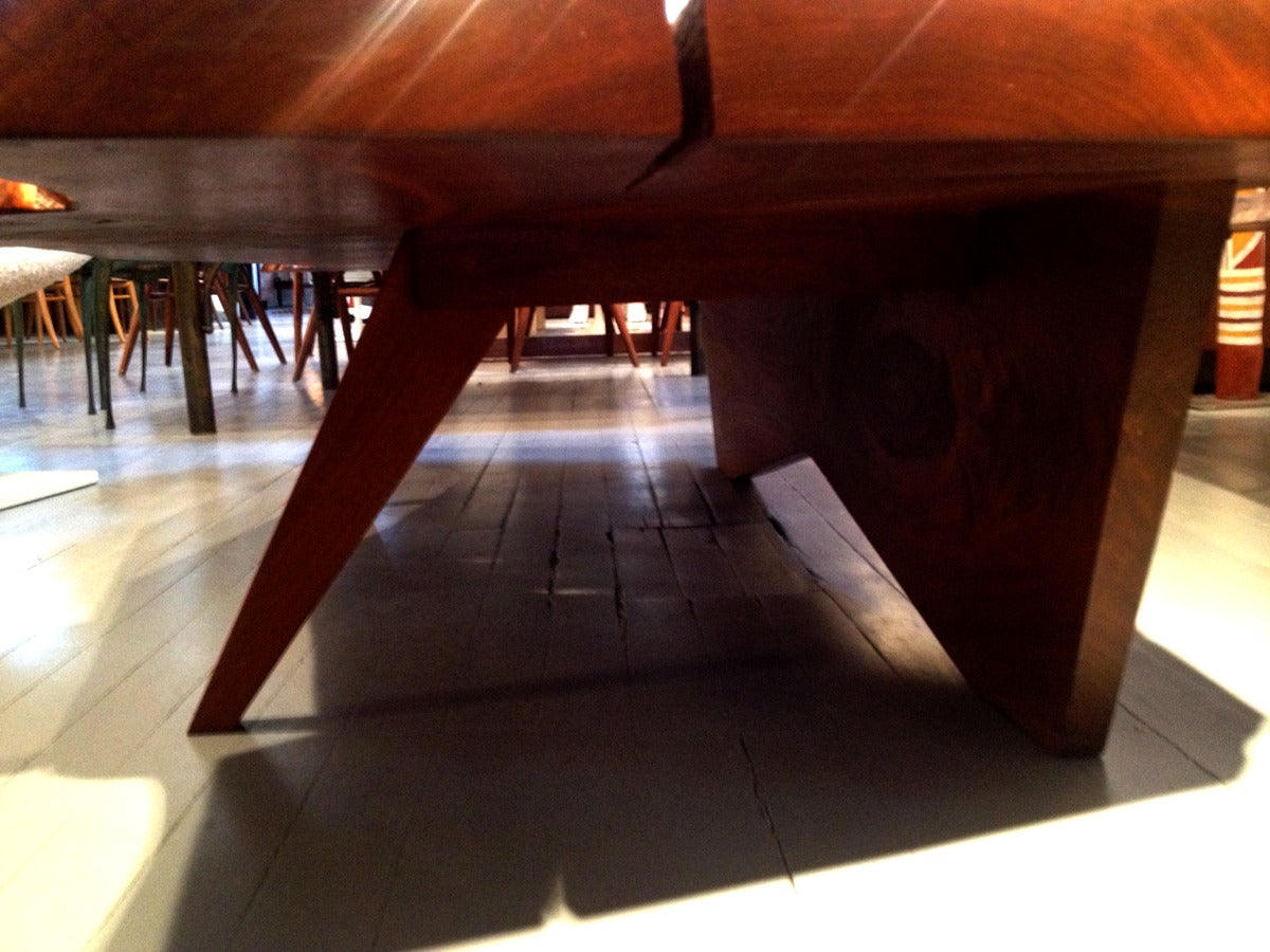 Early Large Walnut Coffee Table by George Nakashima 3