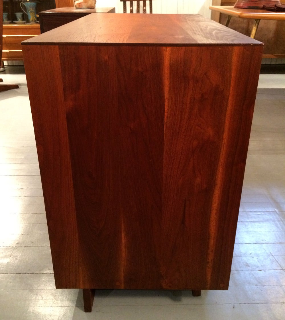 Pair of American Black Walnut Chests by George Nakashima 3