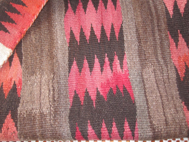Transitional Navajo Blanket Rug Weaving 4