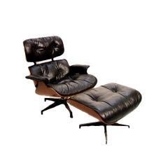 Used Early Down Charles Eames Herman Miller Lounge Chair