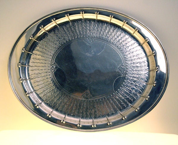 Früher Jugendstil von Tiffany & Co. Sterlingsilber-Couchtisch-Service