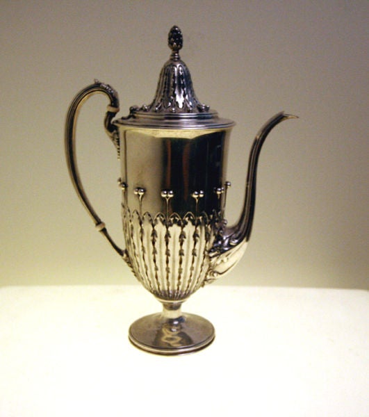 20th Century Early Art Nouveau Tiffany & Co. Sterling Silver Coffee Service