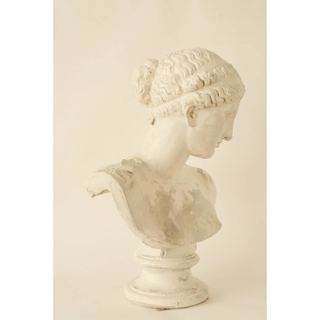 French Early 20th c. Bust of a Greco-Roman Woman