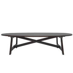 The Oval Trestle Table