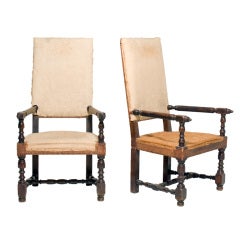 Pair of Louis XVI Hall Chairs Antique Pair of Louis XVI Hall Chairs