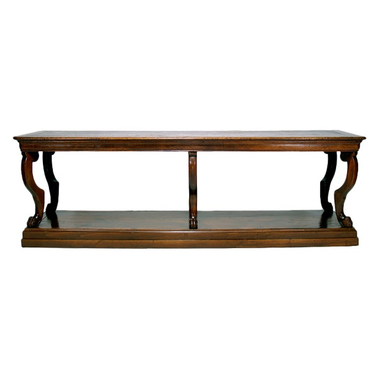 Elegant French Drapers Console