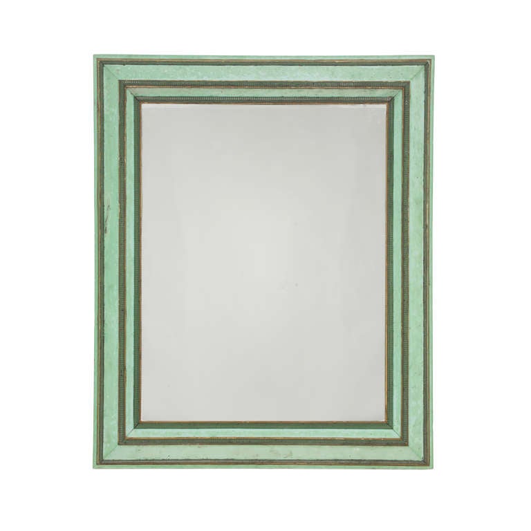 Beautifully Colored 19th Century Italian Mirror