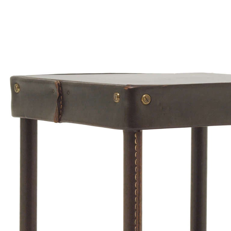 French Jacques Adnet Telephone Table