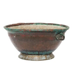 Used Copper Patinated Champagne Bucket