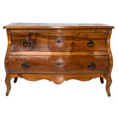 18th Century French Commode with Sauteuse Curving