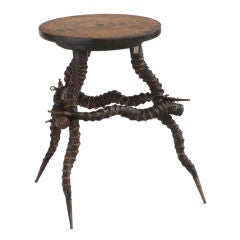 African Horn Stool