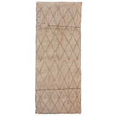 Vintage Moroccan Tribal Rug
