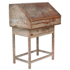 Used Wood Desk on Frame
