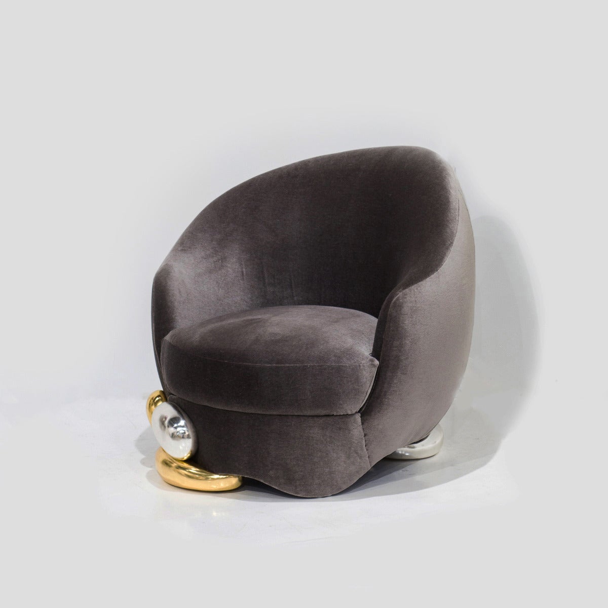 Modern Ontario Armchair by Mattia Bonetti