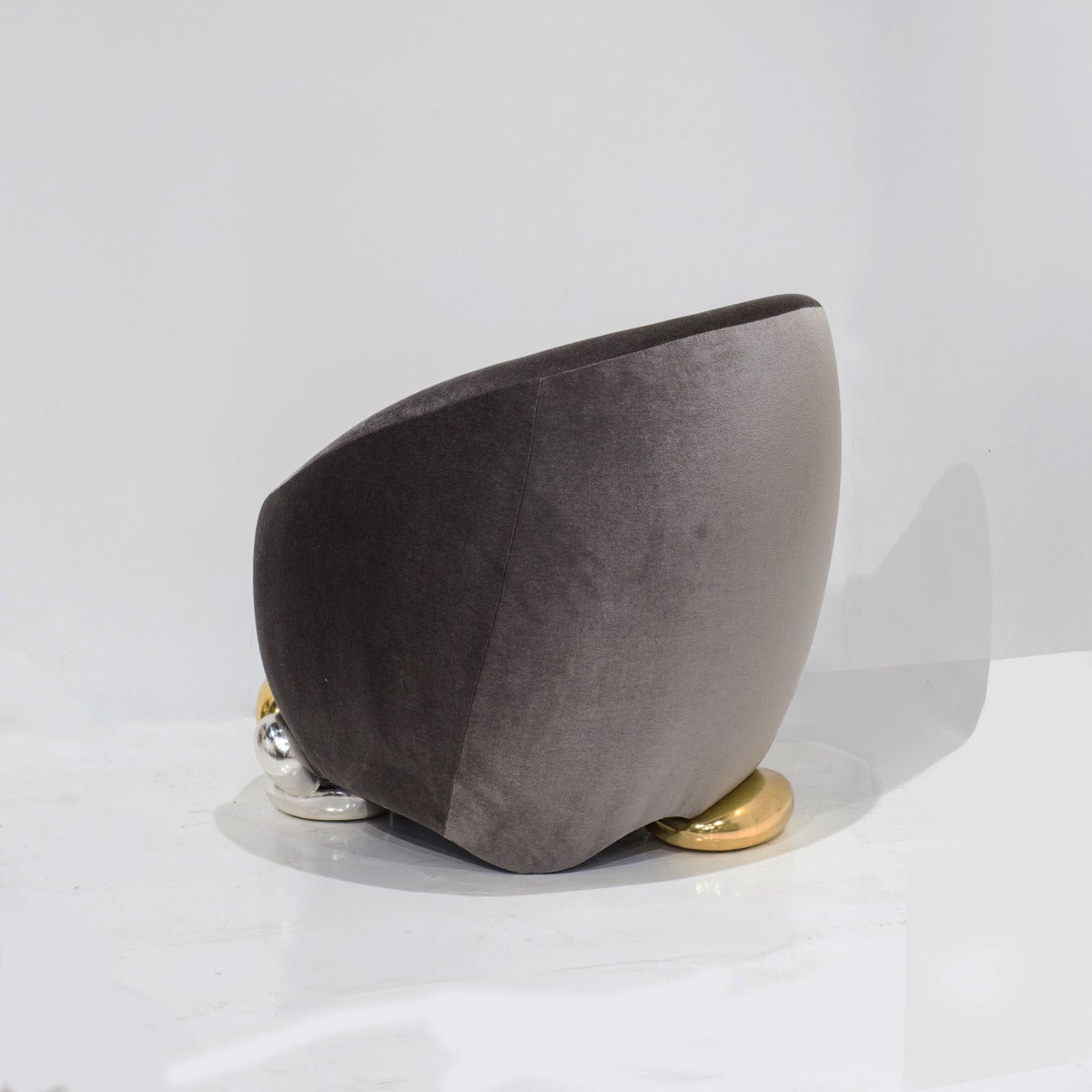 Wool Ontario Armchair by Mattia Bonetti