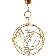 Astrolabe Chandelier by Hubert le Gall 1