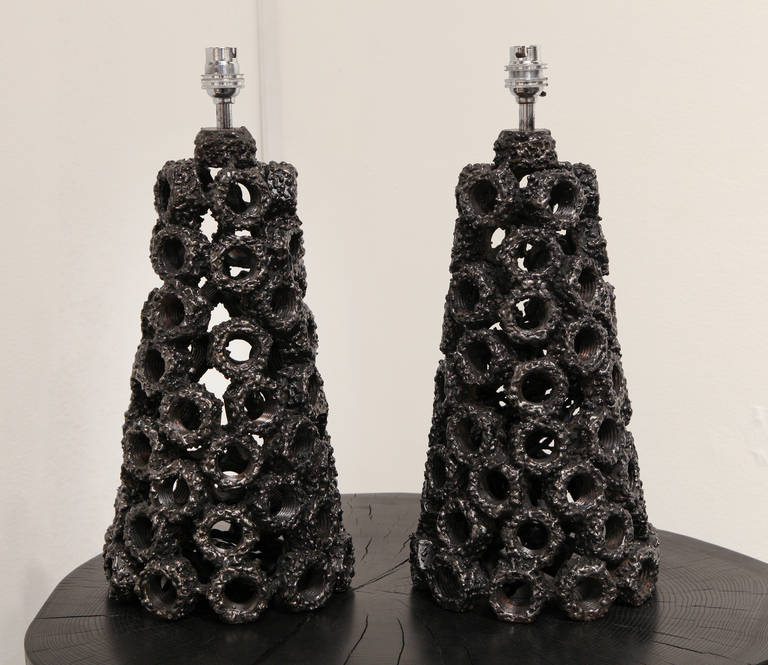 French designer Laurent Chauvat continues his collection of bolt pieces inspired by industry and shipwrecks.

Unique piece,
2014.