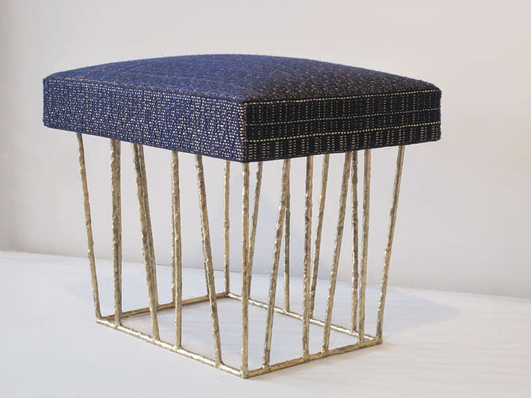 Cage Stool Pair by Anne and Vincent Corbiere In New Condition In New York, NY