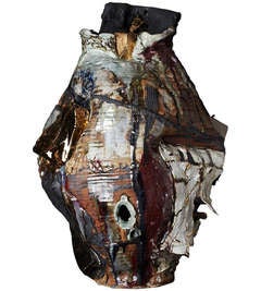 "Broodstone" Sculptural Vessel by Gareth Mason