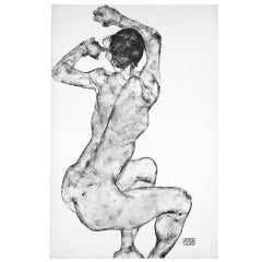 Female Nude Backside from the Portfolio of Prints Zeichnungen by Egon Schiele